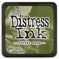 Штемпельная подушечка мини Distress Ink "Forest Moss" (Ranger)