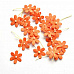Набор маленьких цветов "Оранжевые", 20 шт (Craft)