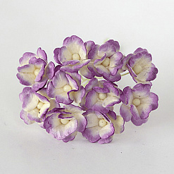 Букет цветов вишни средний "Сиреневый с молочным", 10 шт (Craft)