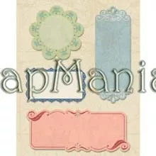 Набор бумажных вырубок "Журналинг" (K&Company) Набор бумажных вырубок "Журналинг" (K&Company)