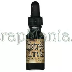Заправка чернильная Tim Holtz Distress, 15 мл, цвет ореховая патина (Walnut Stain)