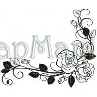 Штамп "Уголок-розы" Штамп "Уголок-розы"