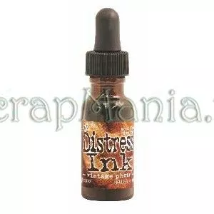 Заправка чернильная Tim Holtz Distress, 15 мл, цвет винтажное фото (Vintage Foto)