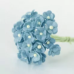 Букет цветов вишни мини "Голубой", 25 шт (Craft) Букет цветов вишни мини "Голубой", 25 шт (Craft)