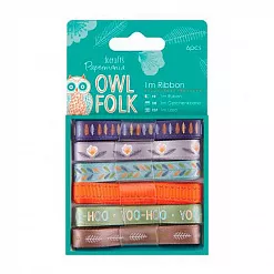 Набор лент "Owl Folk" (DoCrafts)