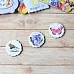 Набор цветного чипборда "Время тюльпанов" (Scrapmania)