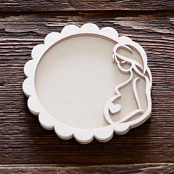 Украшение из чипборда "Шейкер. Беременная" (ArtLines) Украшение из чипборда "Шейкер. Беременная" (ArtLines)