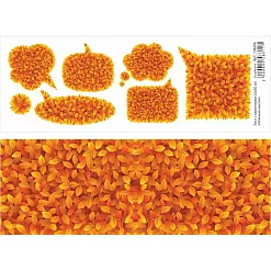 Лист с картинками 10х30 см "Осенние мысли" (ScrapMania)