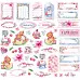 Набор высечек из бумаги "Аромат вишни" (ScrapMania)