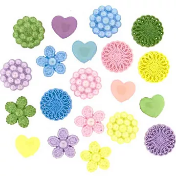 Набор пуговиц "Морозные узоры" (Dress It Up)