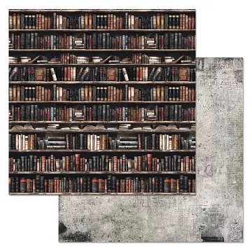 Бумага "Элементарно, Ватсон! Библиотека" (ScrapMania)