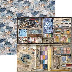 Набор бумаги 20х20 см "Artist Journey", (Ciao bella) Набор бумаги 20х20 см "Artist Journey", (Ciao bella)