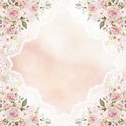 Бумага "Свадебный букет. Нежность" (ScrapMania)