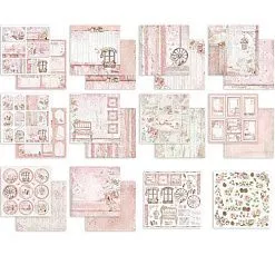 Набор бумаги 30х30 см "Roseland", 10 листов (Stamperia) Набор бумаги 30х30 см "Roseland", 10 листов (Stamperia)