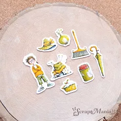 Набор высечек из бумаги "СуперБабушка", 48 шт (ScrapMania) Набор высечек из бумаги "СуперБабушка", 48 шт (ScrapMania)