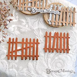 Нож "Деревенский забор", 3,6х5,2 см (ScrapMania)