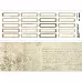 Лист с картинками 10х30 см "Архивные таблички. Бумага" (ScrapMania)