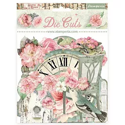 Набор вырубок из плотного картона "House of Roses", 38 шт (Stamperia)