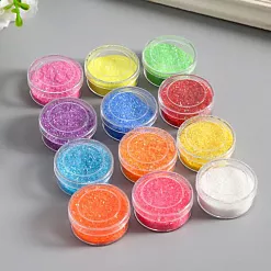 Набор наполнителей для шейкера "Блёстки неоновые цвета" (АртУзор)