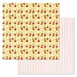 Набор бумаги 30,5х30,5 см "Кудряшка", 12 листов (ScrapMania)