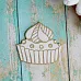 Украшение из чипборда "Пироженка" (ScrapКрым)
