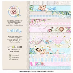 Набор бумаги 30х30 см "Lullaby", 8 листов (Lemon Craft)