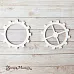 Чипборд "Вечные странники. Шейкер. Шестеренка 1 мини" (ScrapMania)