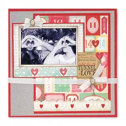 Длинная форма для вырубки "Орнамент и сердца" (Sizzix) Длинная форма для вырубки "Орнамент и сердца" (Sizzix)