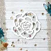 Чипборд "Свадебный букет. Шейкер. Роза маленькая" (ScrapMania)