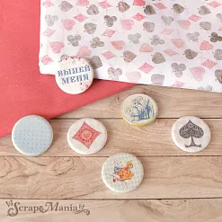 Набор фишек "Алиса в сказке. Выпей меня" (ScrapMania)