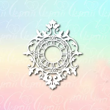 Чипборд "Часы 2", 6,7х7,8 см (LeoMammy)