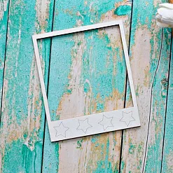 Украшение из чипборда "Рамочка. Звёзды 2" (ScrapКрым)