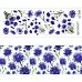 Лист с картинками 10х30 см "Цветы. Васильки" (ScrapMania)