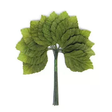 Букетик листьев "Зеленый" (Рукоделие)