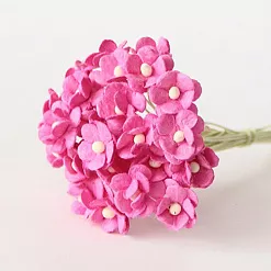 Букет цветов вишни мини "Фуксия", 25 шт (Craft)