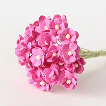 Букет цветов вишни мини "Фуксия", 25 шт (Craft)
