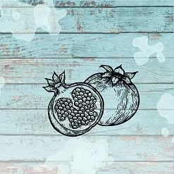 Штамп "Гранат", 6,5х5 см (Креатив) Штамп "Гранат", 6,5х5 см (Креатив)