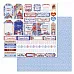 Набор бумаги 20х20 см "Снеговички", 12 листов (ScrapMania)