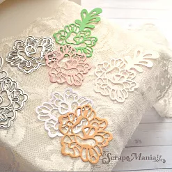 Нож "Русские сказки. Цветы" 4,5х7,7 см (ScrapMania)
