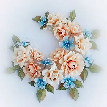 Набор цветов "Эхо прошлого", 26 шт (Светлана Нега)