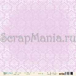 Бумага "Шебби Шик базовая. Сиреневый" (Fleur-design)