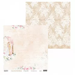 Бумага 30х30 см "Долго и счастливо. Лист 03" (Scrapodelie) Бумага 30х30 см "Долго и счастливо. Лист 03" (Scrapodelie)