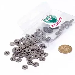 Набор пуговиц "Мини. Светло-серый"