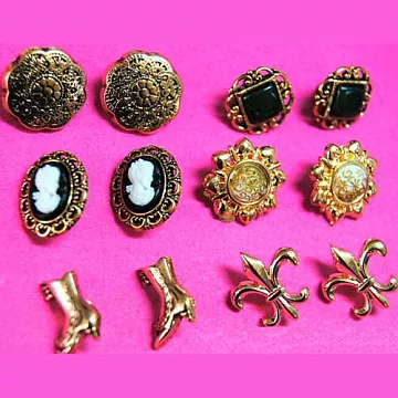 Набор пуговиц "Викторианские миниатюры" (Dress It Up)
