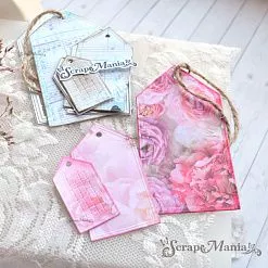 Нож "Теги с сеточкой", 5,2х9,2 см (ScrapMania)