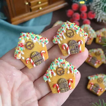 Миниатюра "Новый год. Пряничный домик", 1 шт (Югарт)