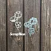 Нож "Ветка хлопка", 4х6 см (Scrapman)