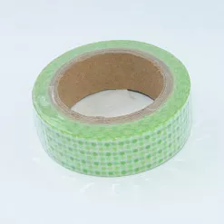 Бумажный скотч "Маленькие точки, зеленые" (MyLovelyHobby)