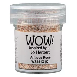 Пудра для эмбоссинга с глиттером "Antique Rose. Античная роза" (WOW)