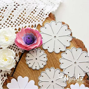 Набор ножей для вырубки "Цветы 8" (AgiArt)